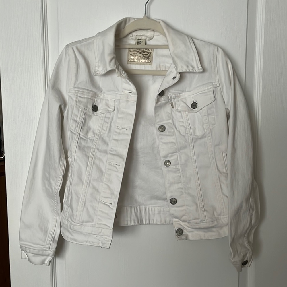 Levi Strauss & Co. white denim jacket